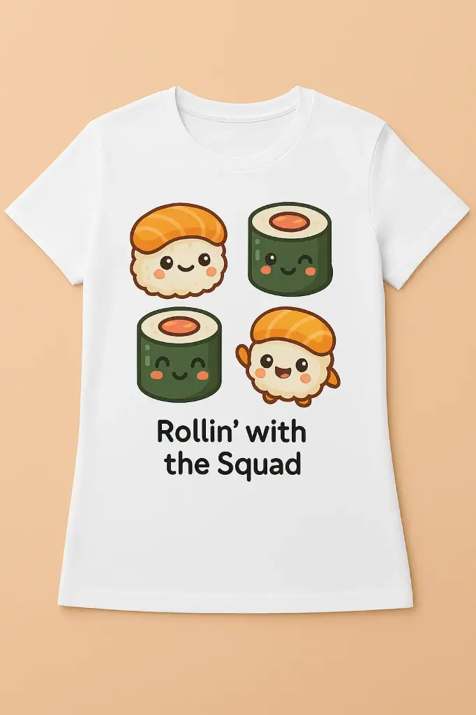Rollin’ with the Squad T-Shirt design by Day x Dreamer