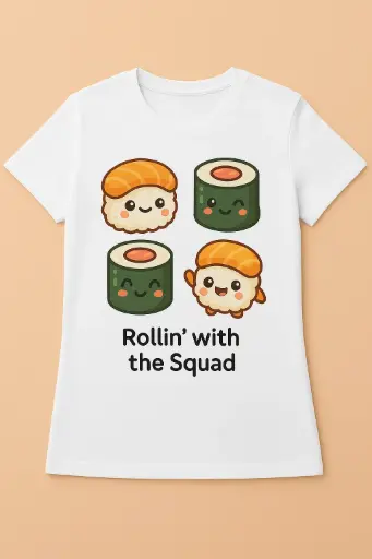 Rollin’ with the Squad T-Shirt design by Day x Dreamer
