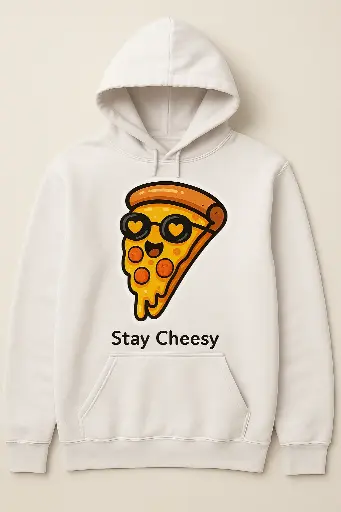 Stay Cheesy hoodie design by Day x Dreamer
